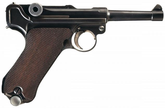 Luger P 08 marquage Mauser Banner
