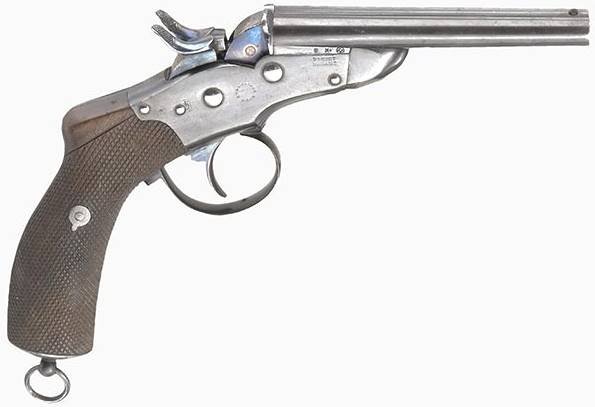 Pistolet Belge Nagant modèle 1878