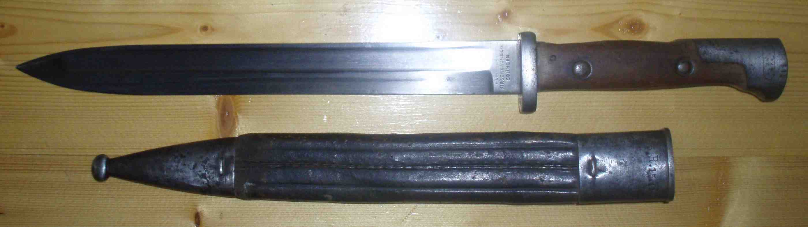 Mle 1884-98 1er type, gouttire longue