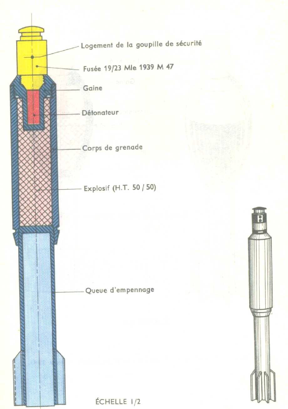 Grenade de 34 mm modle 1952.