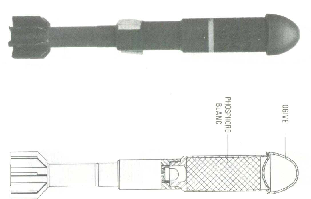Grenade fumigne de 47 mm modle 1960.
