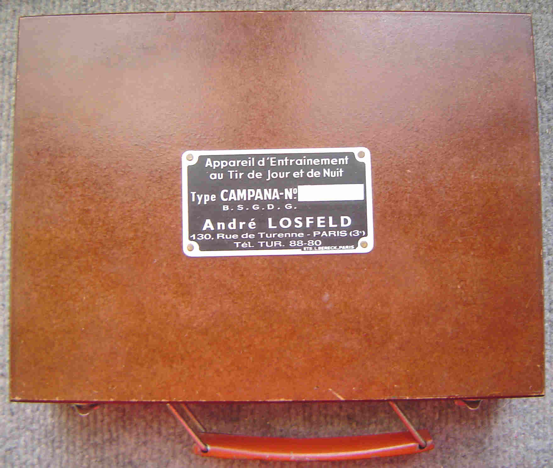 Projecteur lumineux d'instruction Type CAMPANA